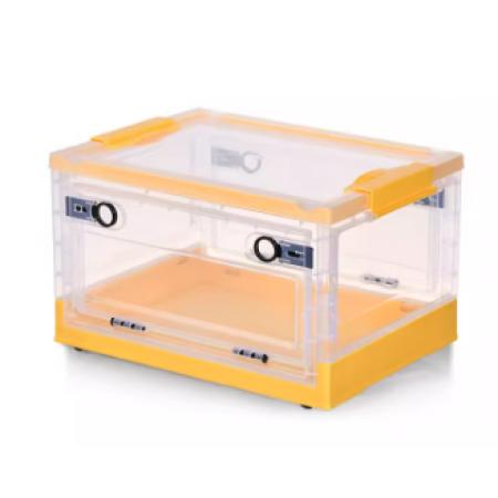 收纳盒	透明黄大号49*35.5*25cm