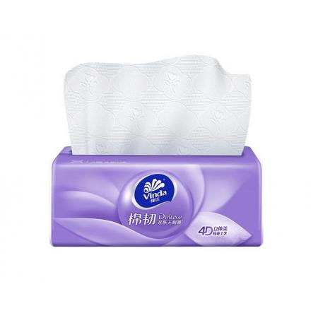 抽纸维达V2834棉韧3层*10包/提 *6提/箱