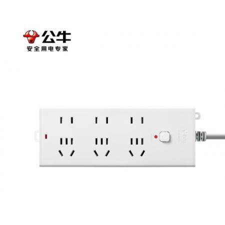 插线板公牛GN-B9330 6位总控1.8米