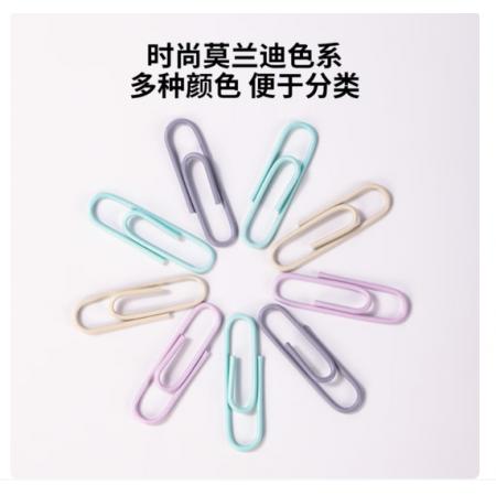 曲别针得力0038-A彩色回形针