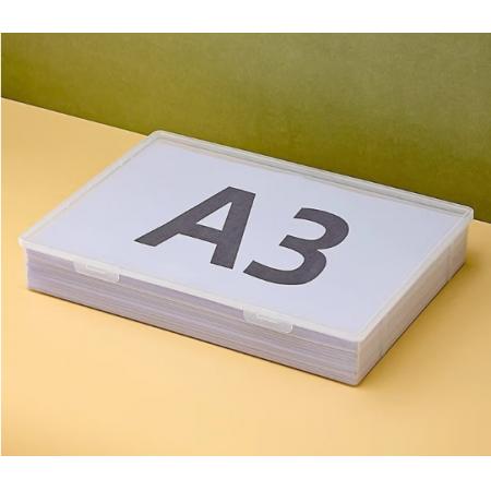 收纳盒	咏幻A3透明加厚