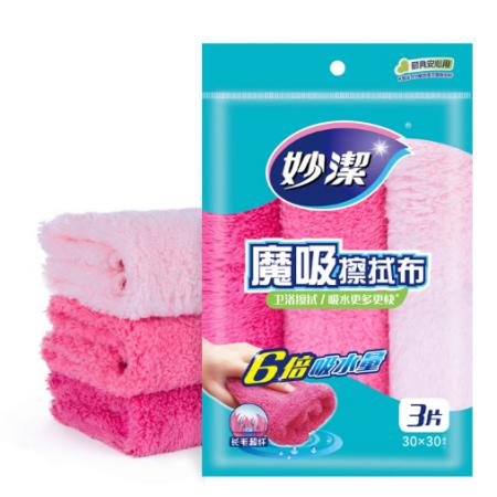 妙洁魔吸擦拭布 30*30cm3片装