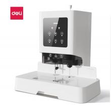 得力50mm会计凭证自动装订机500页财务装订机电动打孔装订机铆管热熔装订机文件打孔器激光定位GB666