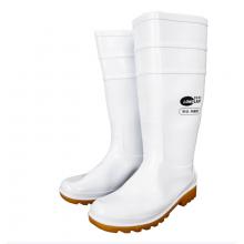 朗莱斯特（LONGLAST）男款 医药白色高筒水鞋 耐油耐酸碱雨靴(39-47码下单请备注) /双