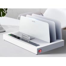 得力（deli）50mm合同标书档案文件热熔胶装机 热熔财务凭证装订机 无损胶装 智能温控 3882