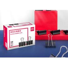 得力9542黑色长尾夹41mm