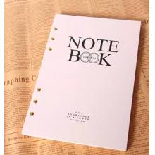 勤得利活页芯A5B5笔记本记事本活页替芯6孔活页芯活页纸80g道林纸 中号A5六孔芯10本价格