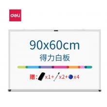 得力白板磁性办公教学会议记事板儿童涂鸦写字板 7844白板900*600(白)(块)