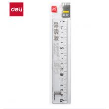 直尺	得力 71971  15cm波浪线