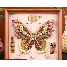 佐之寻  香氛画 材料包蝴蝶+20*20相框
