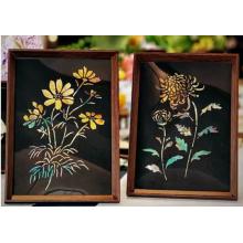 砚尘 白泽烧箔画diy全套材料包  竹子