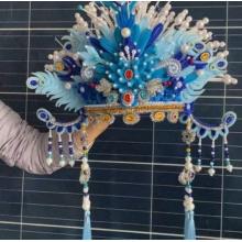 山头林村 材料包扭扭棒  戏曲凤冠