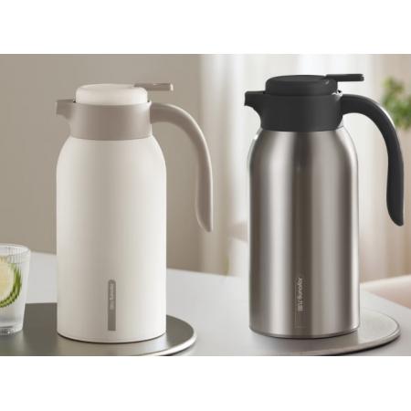 保温壶	九阳家用304不锈钢内胆2LWF201本色