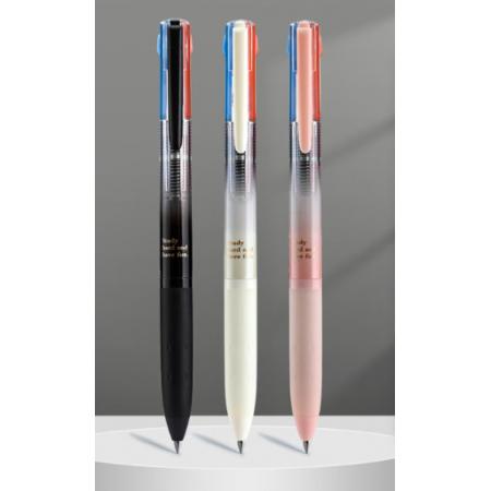 中性笔 	晨光4305【3支装】黑色+粉色+白色