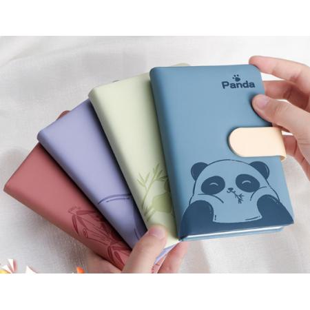ujia 熊猫小笔记本a6 横线灰蓝