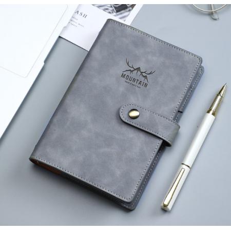 笔记本	嘉然恒 A6多功能手账本小号活页 粉色