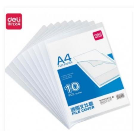 透明文件套 得力 5706 A4