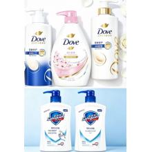 多芬洗发水700g*1+多芬护发素700*1 +多芬沐浴露730g*2+洗手液420ml*2