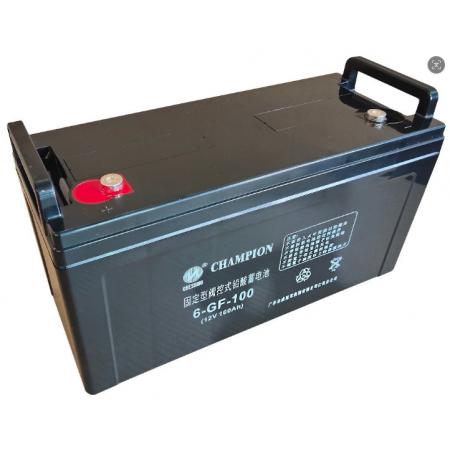 志成冠军UPS电源电池	"6-GF-100 （12V-100AH）含电池连线 "