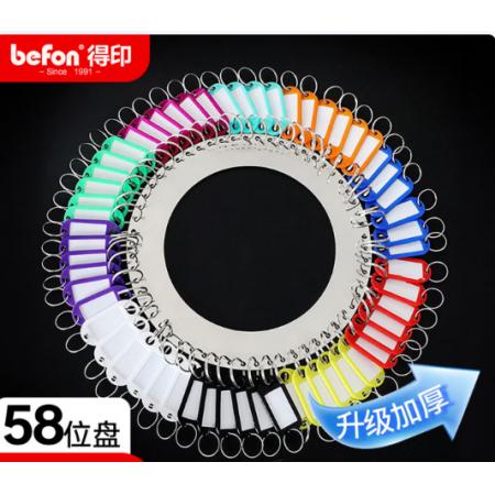 得印（befon）58位钥匙牌	7461