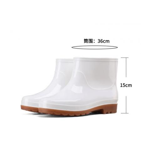 国产 雨鞋 (白色低筒)