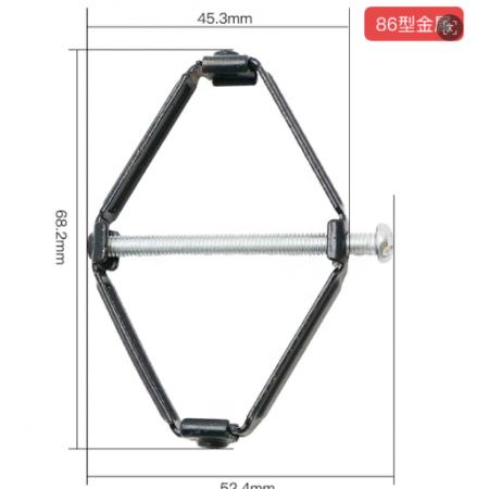 玛仕福 暗盒修复器 接线盒菱形开关插座固定器 快速安装免拆线 底盒修复神器 86型金属10只/包