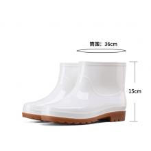 国产 雨鞋 (白色低筒)
