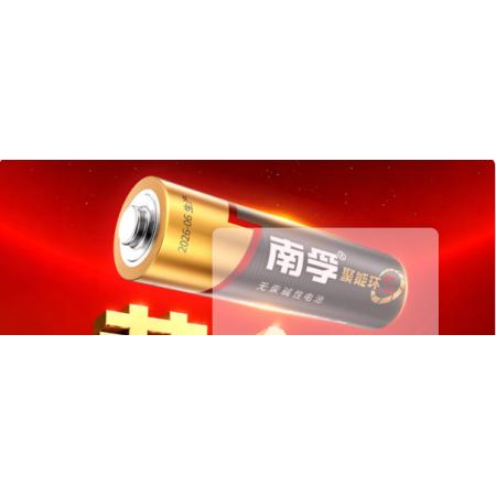 南孚5号电池40粒 五号碱性 聚能环4代 适用耳温枪/血糖仪/无线鼠标/遥控器/血压计/挂钟/血氧仪等