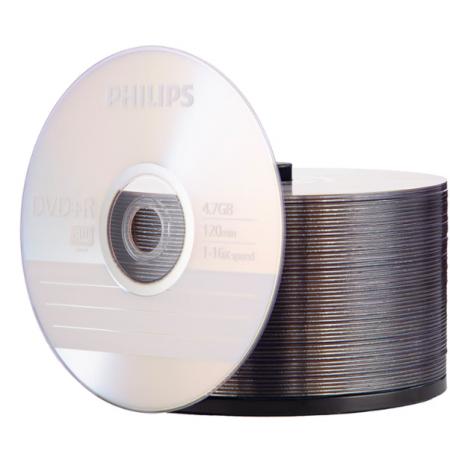 飞利浦（PHILIPS）CD-R空白光盘/刻录盘 52速700M 桶装50片 CDR 50片 桶装