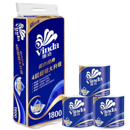 卫生纸维达1800克/V4028/12卷/提
