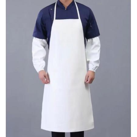 加长防水皮围裙白色 加长1.3m