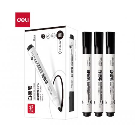 得力思达优逸白板笔黑色6817#