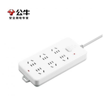 公牛 拖线板 6位总控全长10米 GN-109K