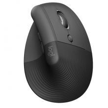 罗技（Logitech）Lift人体工学鼠标 垂直鼠标 小手鼠标 无线蓝牙鼠标 3台设备秒切换 带Logi Bolt接收器 黑色