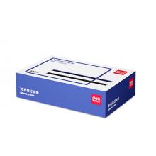 装订夹条得力3826/7.5mm(100支/盒)