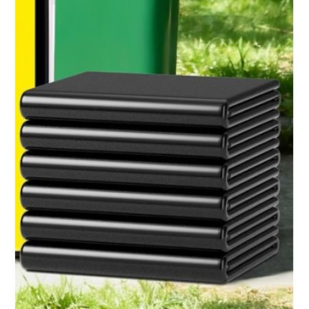 泰洁物业垃圾袋 黑色100*110双面3.0丝50只 大号加厚环卫垃圾袋