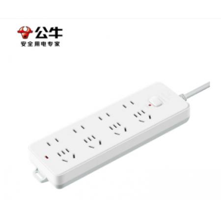 公牛 GN-403 新国标插线板 8位  3米