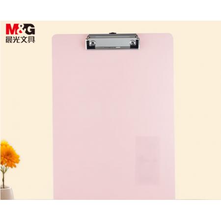 板夹晨光A4书写板夹 ADM945X7C1（马卡龙粉色、蓝色、绿色各一个）