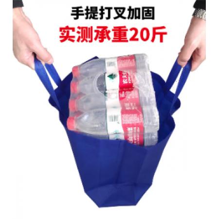无纺布袋定制 枣红色（10个装） 大号横款：45宽X35高X12侧