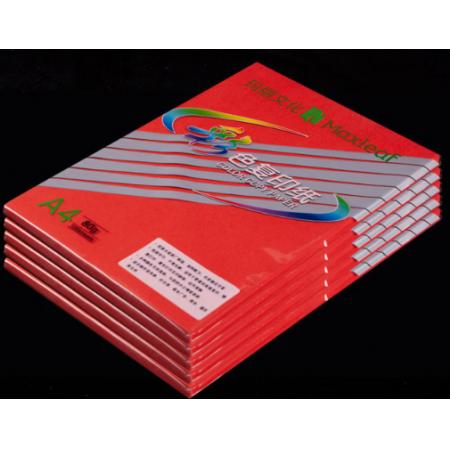 红色A4彩纸 玛丽A4-120g红色（100张/包）