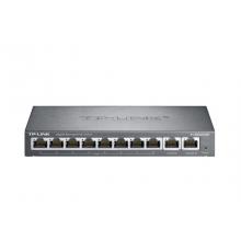 普联TP-LINK TL-SG2210LP 全千兆10口PoE交换机国标8供电口远程重启云管理防雷E TL-SG2210LP