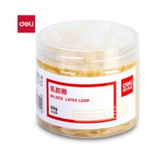 得力 3212 橡皮筋 微黄 50g/筒