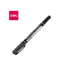  得力记号笔细6824黑色