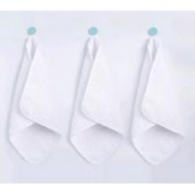 美家日记抹布 四色方巾30*30cm*4条擦车擦玻璃毛巾   厨房清 洁双面加绒方巾
