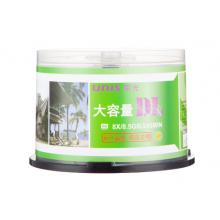 光盘 紫光（UNIS）DVD+R DL 刻录盘 8.5G 光盘 8速 单面双层 50片桶装