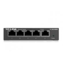  交换机普联(TP-LINK)5口全干兆钢壳交换机企业级交换器4口监控网络网线分线器金属机身TL-SG1005D